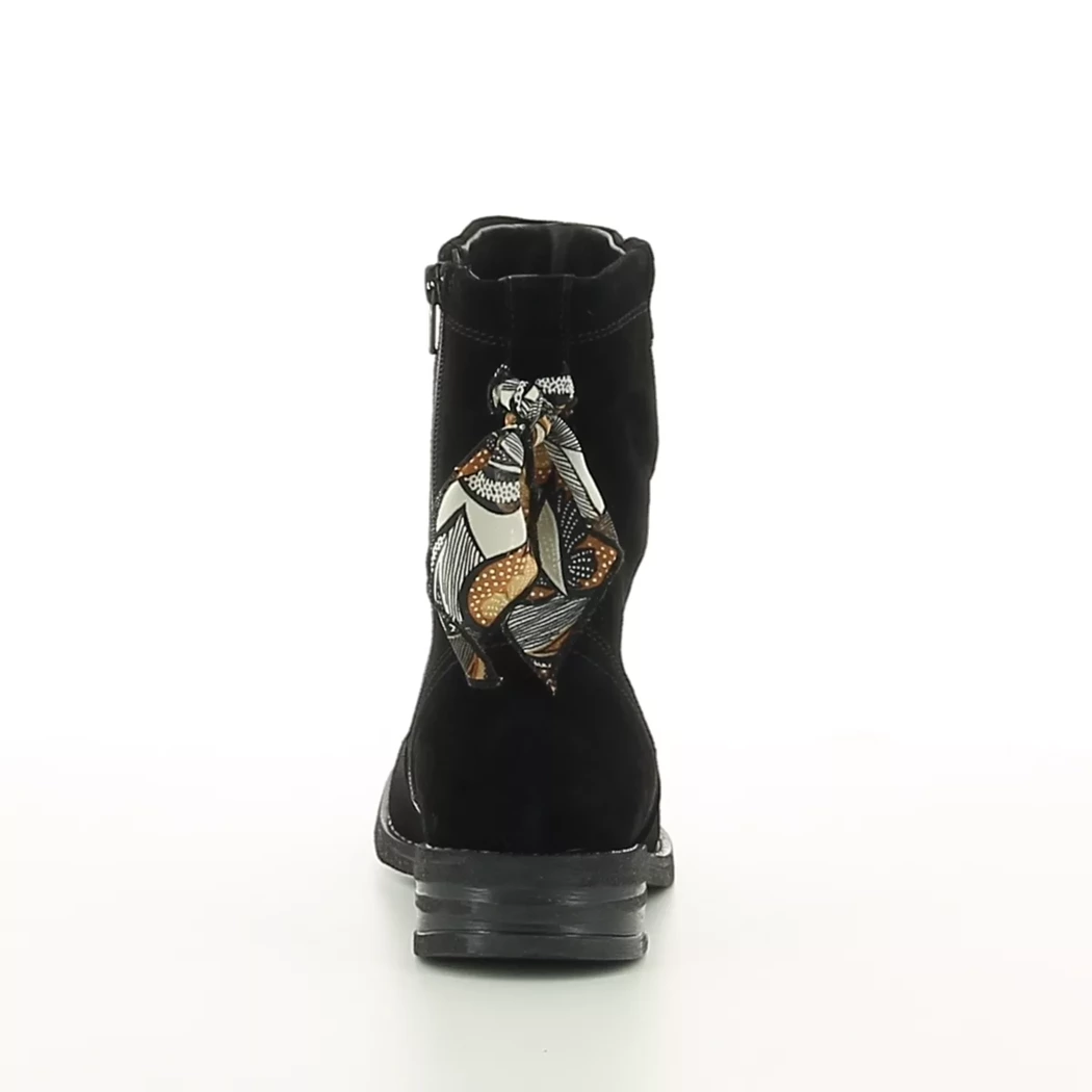 Image (3) de la chaussures Goodstep - Boots Noir en Cuir nubuck