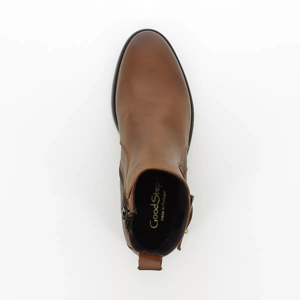 Image (6) de la chaussures Goodstep - Boots Cuir naturel / Cognac en Cuir