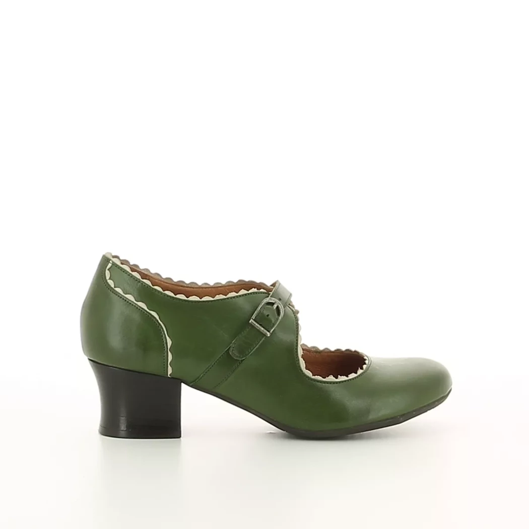 Image (2) de la chaussures Miz Mooz - Escarpins Vert en Cuir