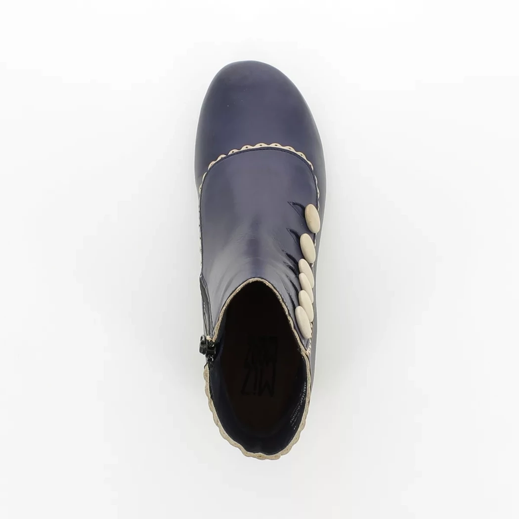 Image (6) de la chaussures Miz Mooz - Boots Bleu en Cuir