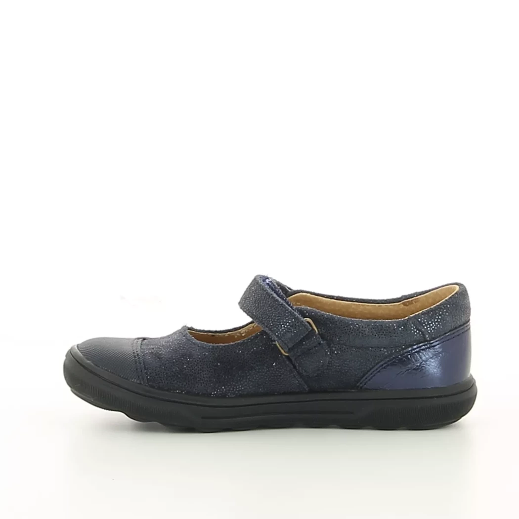 Image (4) de la chaussures Bopy - Ballerines Bleu en Cuir nubuck