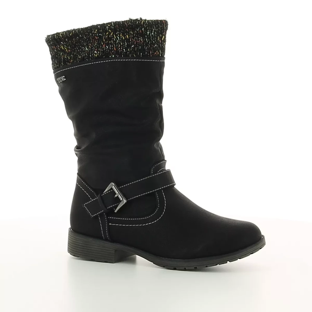 Image (1) de la chaussures Idana - Bottes Noir en Cuir synthétique