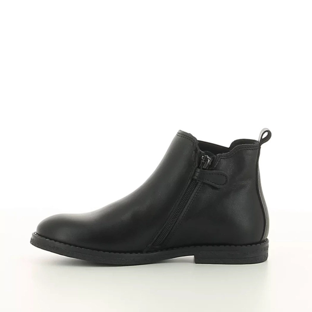 Image (4) de la chaussures Norvik - Boots Noir en Cuir