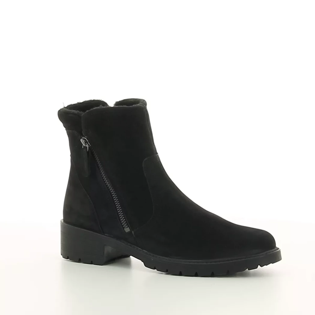 Image (1) de la chaussures Sens - Boots Noir en Cuir nubuck