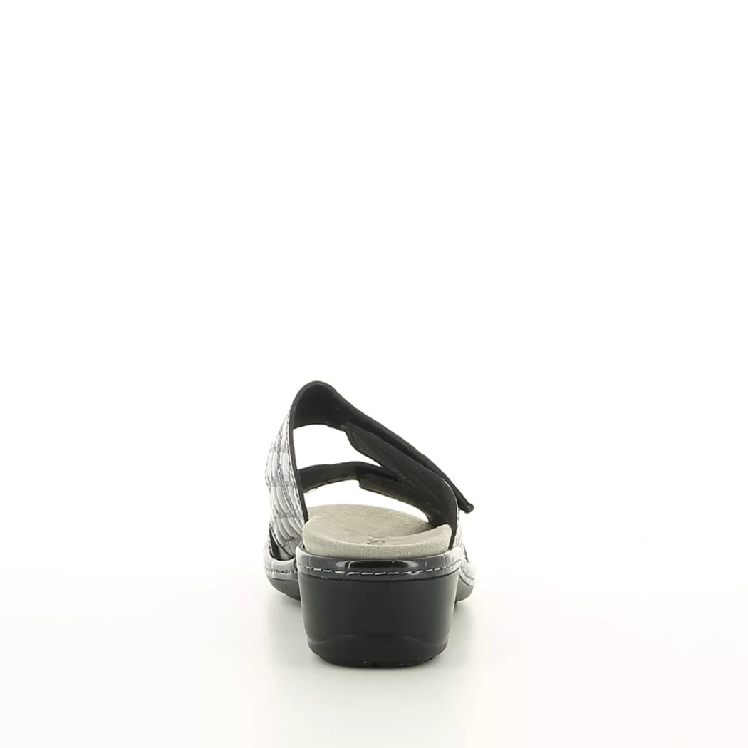 Image (3) de la chaussures Sens - Mules et Sabots Noir en Cuir vernis