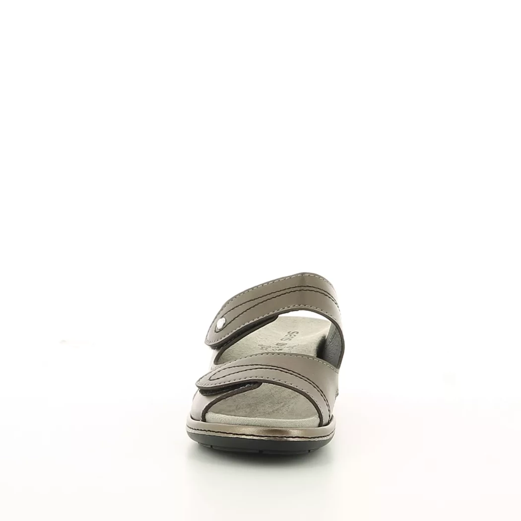 Image (5) de la chaussures Sens - Mules et Sabots Or / Bronze / Platine en Cuir