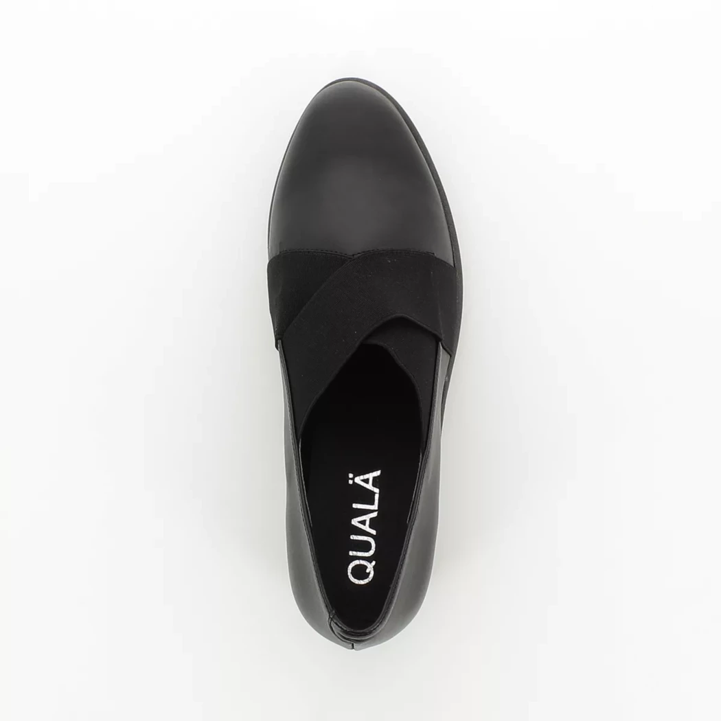 Image (6) de la chaussures Quala - Mocassins Noir en Cuir