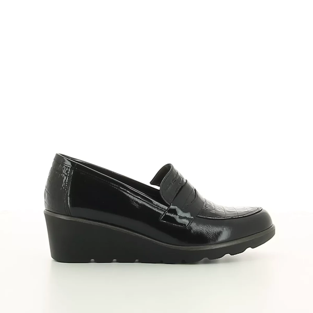 Image (2) de la chaussures Quala - Mocassins Noir en Cuir vernis