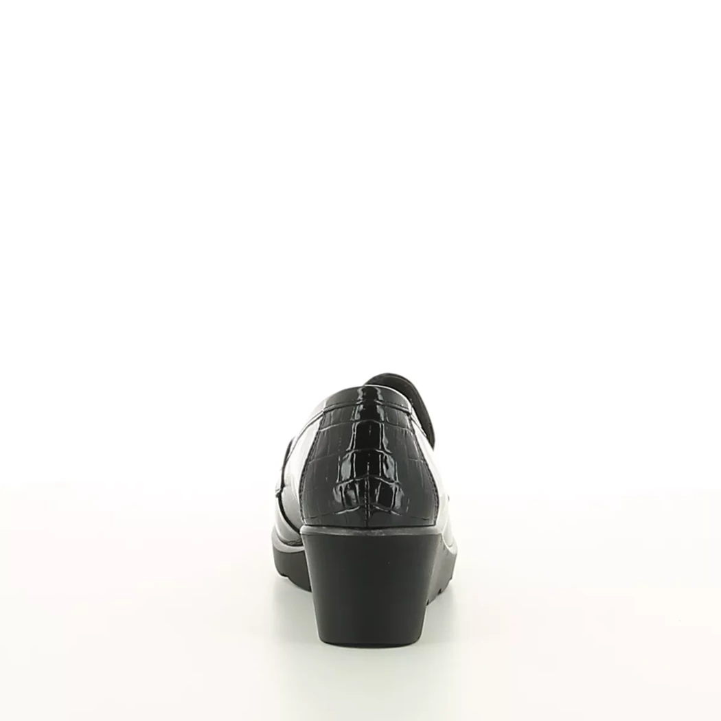 Image (3) de la chaussures Quala - Mocassins Noir en Cuir vernis