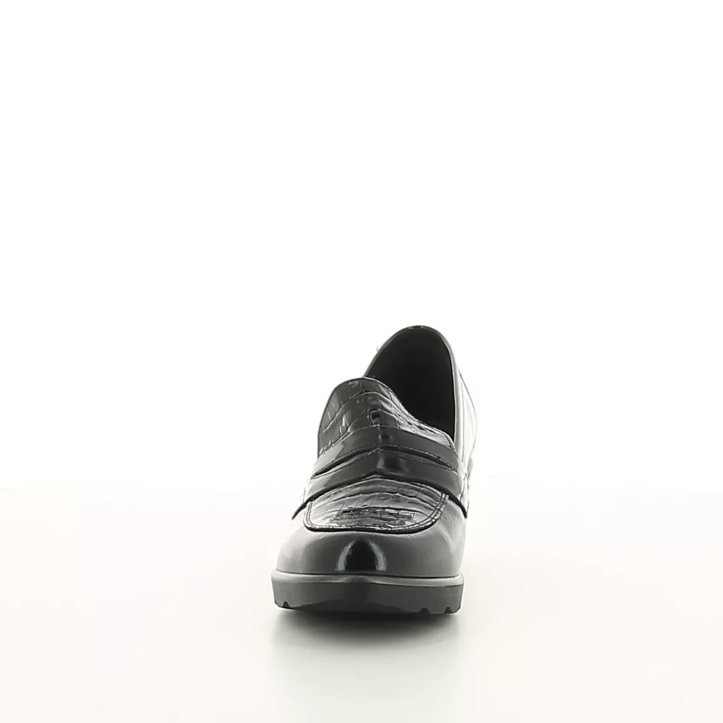 Image (5) de la chaussures Quala - Mocassins Noir en Cuir vernis