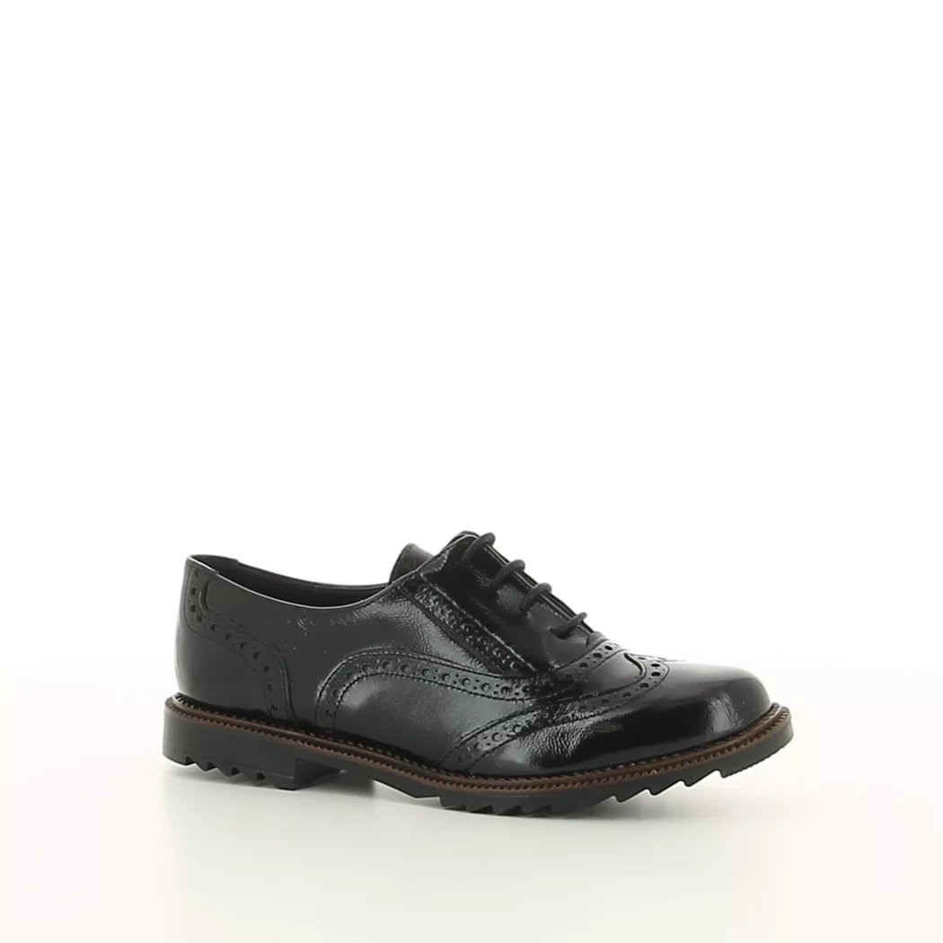 Image (1) de la chaussures Quala - Chaussures à lacets Noir en Cuir vernis