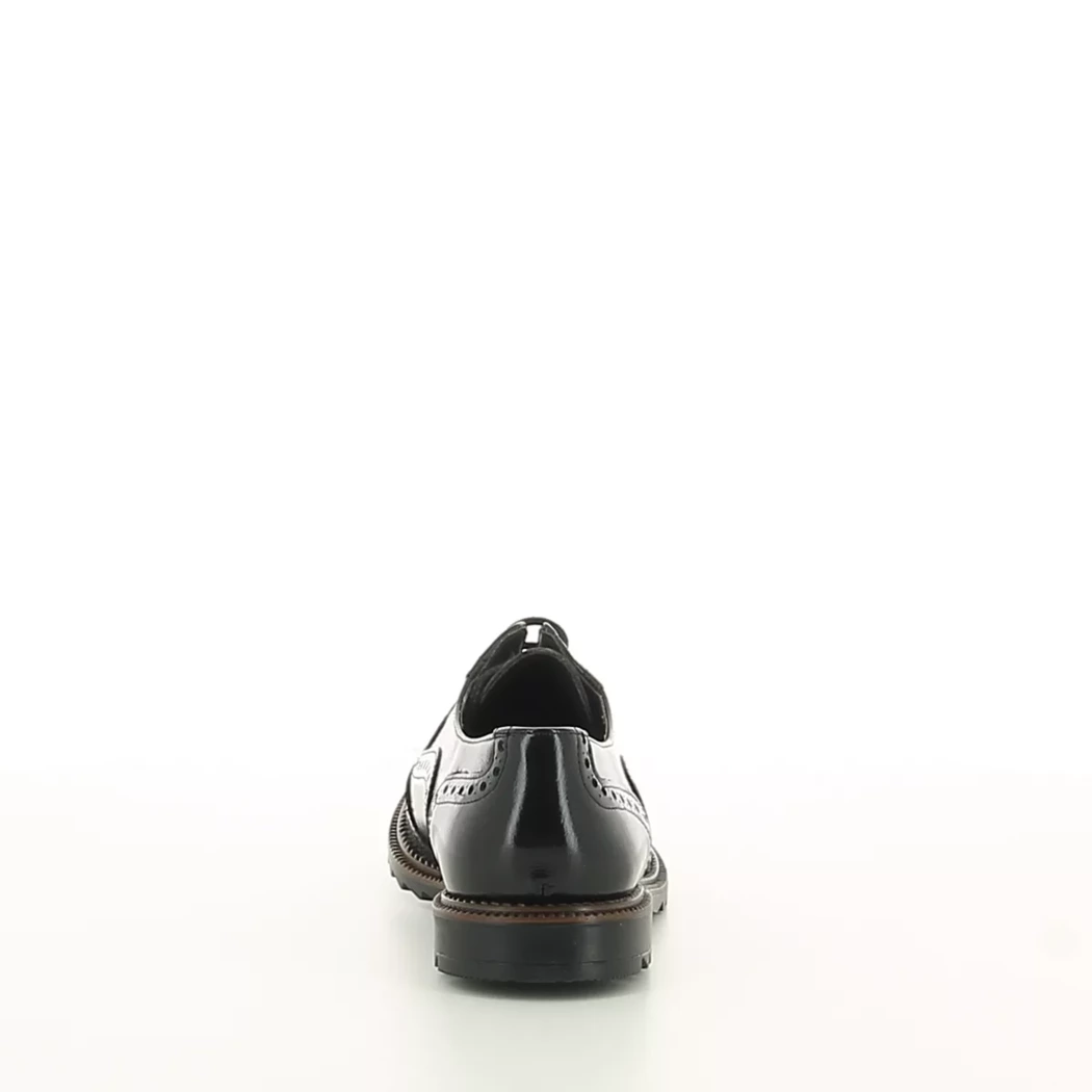 Image (3) de la chaussures Quala - Chaussures à lacets Noir en Cuir vernis