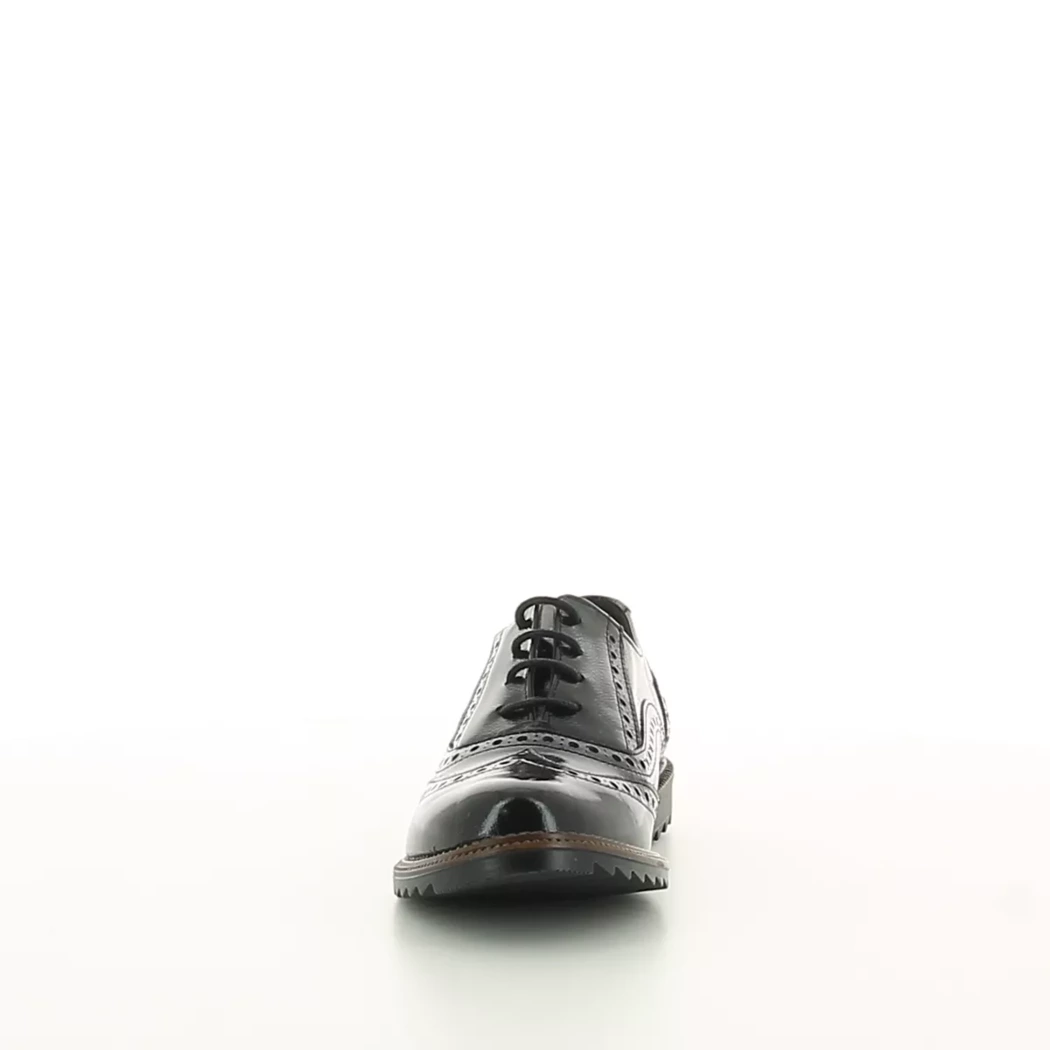 Image (5) de la chaussures Quala - Chaussures à lacets Noir en Cuir vernis