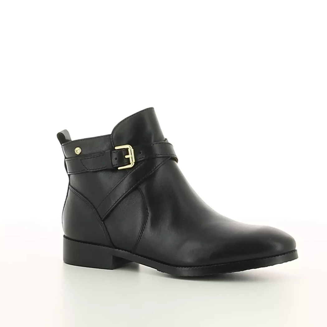Image (1) de la chaussures Pikolinos - Boots Noir en Cuir