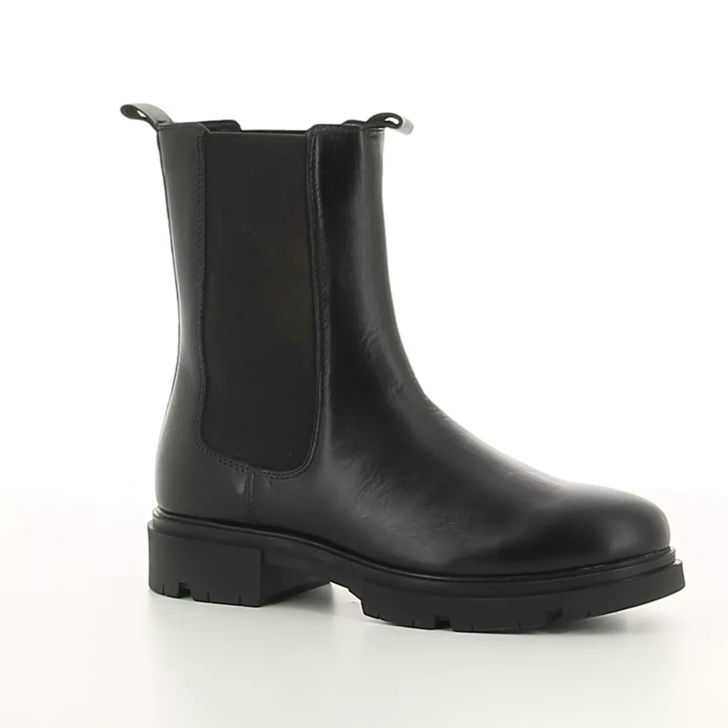Image (1) de la chaussures Poelman - Boots Noir en Cuir