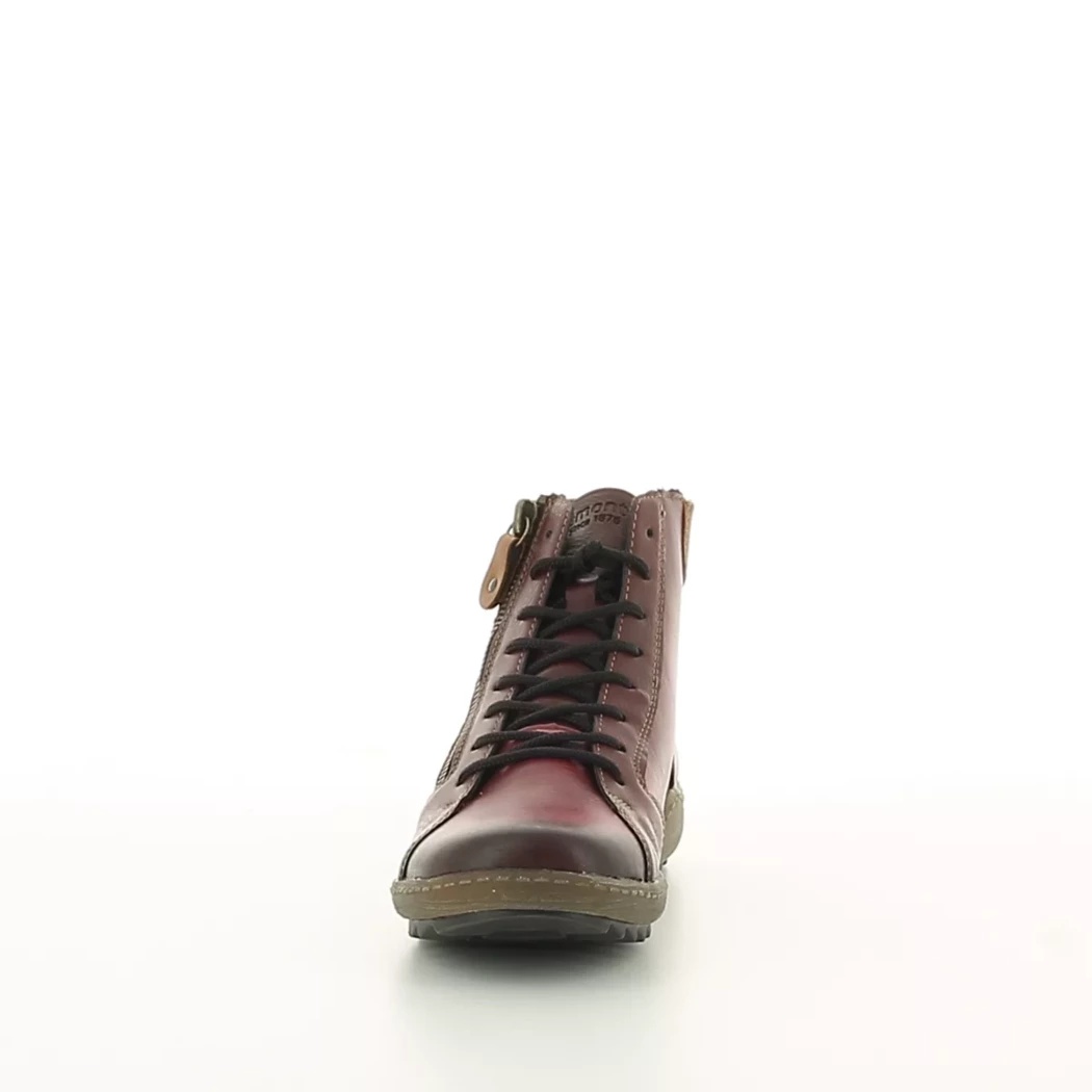 Image (5) de la chaussures Remonte - Bottines Bordeaux en Cuir