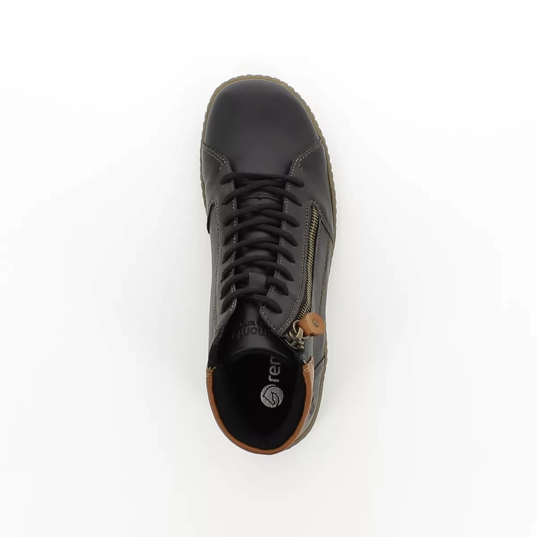 Image (6) de la chaussures Remonte - Bottines Noir en Cuir