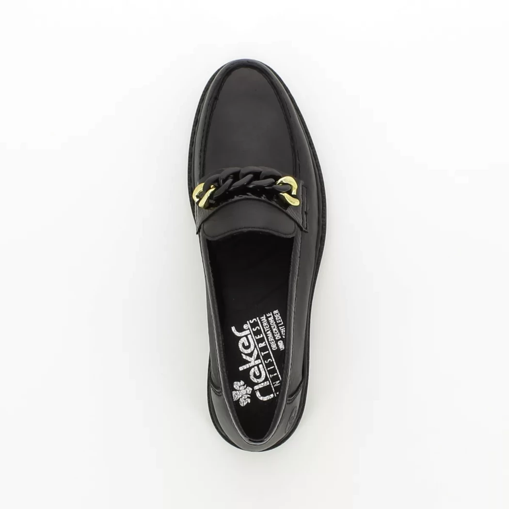 Image (6) de la chaussures Rieker - Mocassins Noir en Cuir