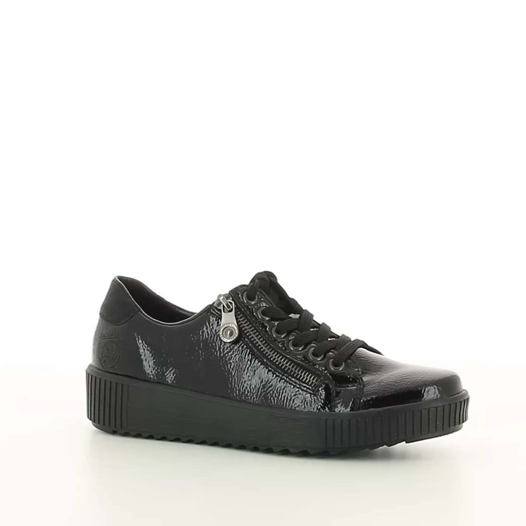 Image (1) de la chaussures Rieker - Chaussures à lacets Noir en Cuir synthétique