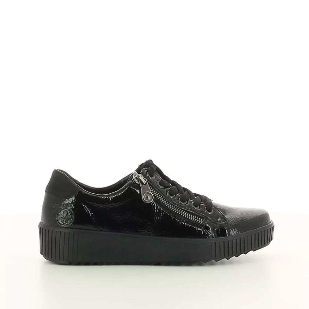 Image (2) de la chaussures Rieker - Chaussures à lacets Noir en Cuir synthétique