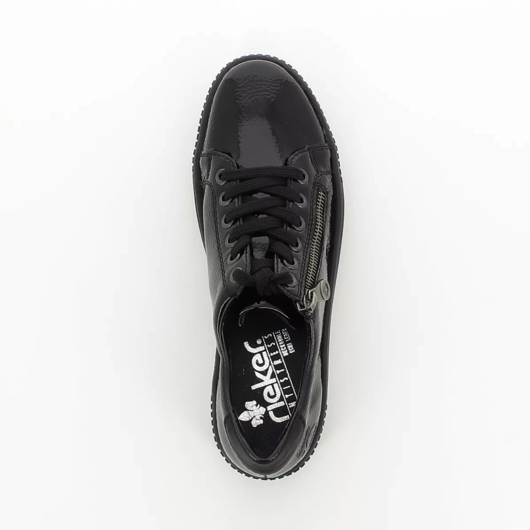 Image (6) de la chaussures Rieker - Chaussures à lacets Noir en Cuir synthétique