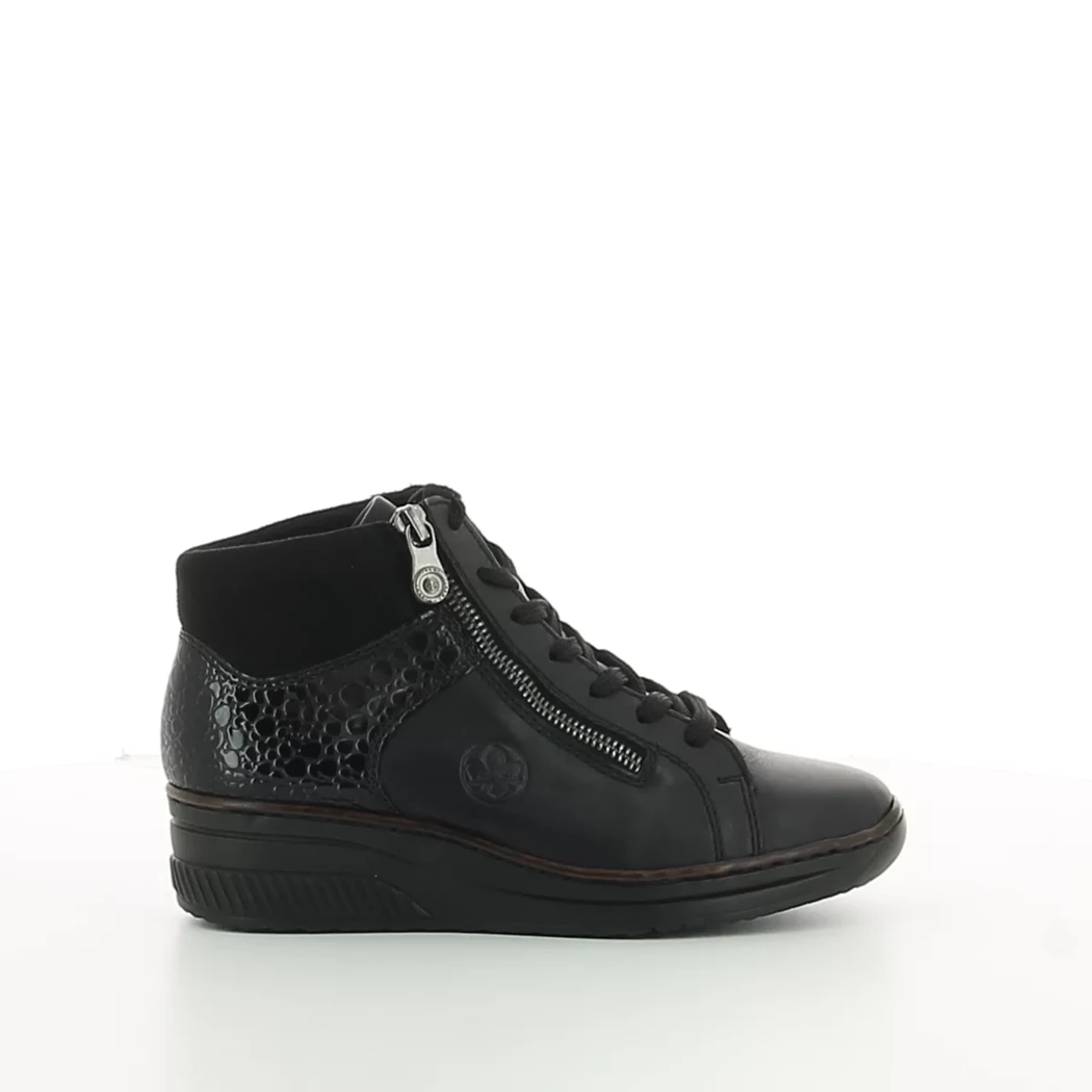 Image (2) de la chaussures Rieker - Bottines Noir en Multi-Matières