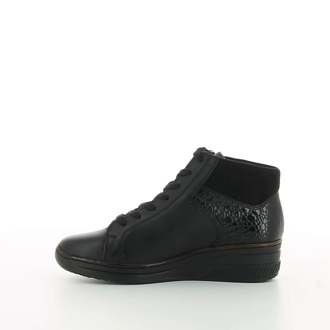 Image (4) de la chaussures Rieker - Bottines Noir en Multi-Matières