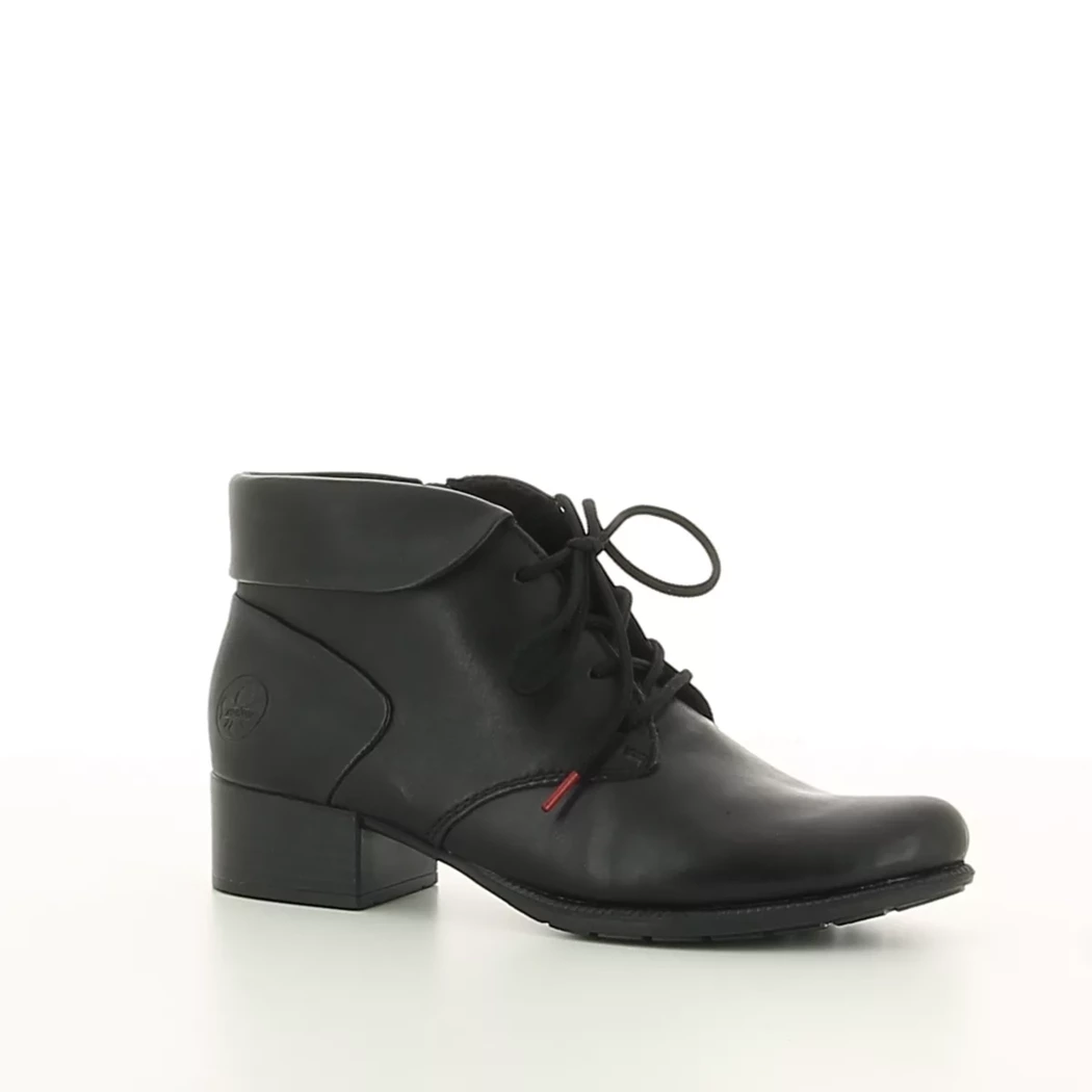Image (1) de la chaussures Rieker - Bottines Noir en Cuir