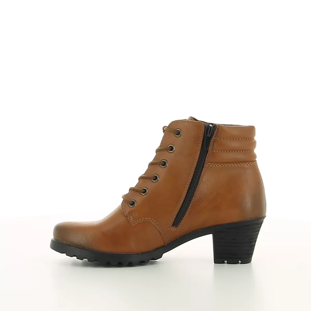 Image (4) de la chaussures Rieker - Bottines Cuir naturel / Cognac en Cuir synthétique