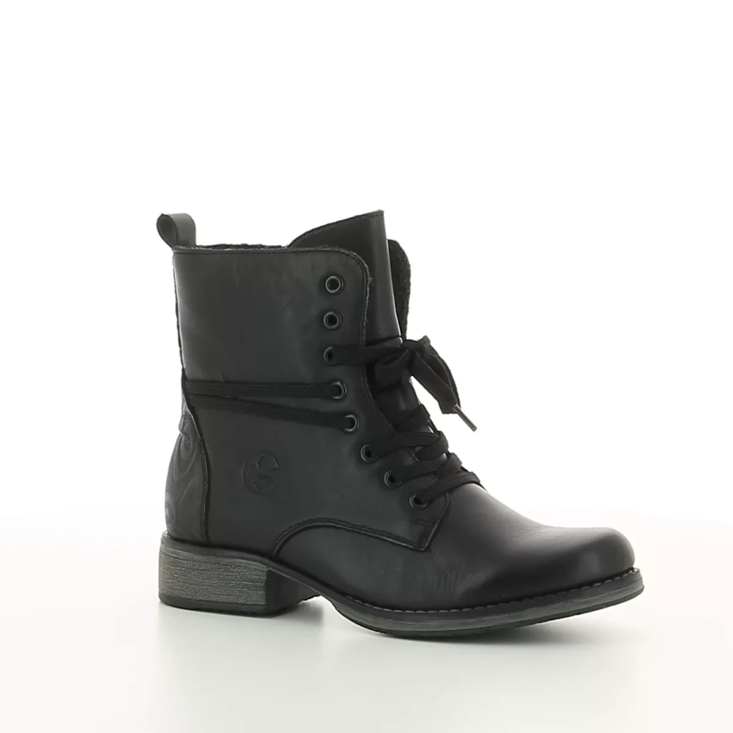 Image (1) de la chaussures Rieker - Bottines Noir en Cuir