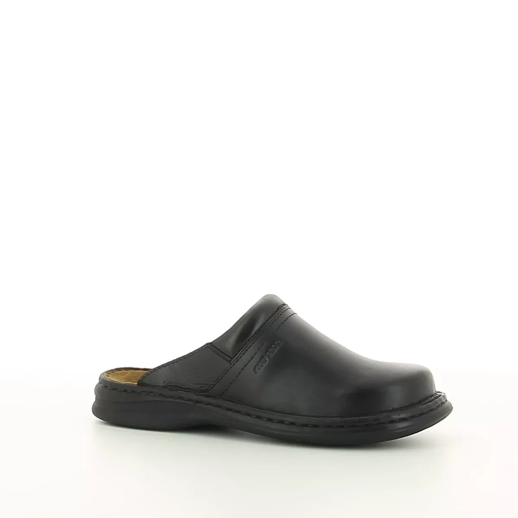 Image (1) de la chaussures Josef Seibel - Mules et Sabots Noir en Cuir