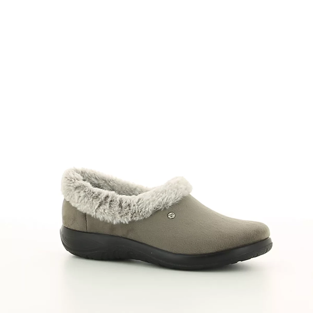 Image (1) de la chaussures Fly Flot - Pantoufles et Chaussons Taupe en Textile