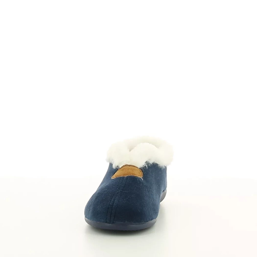 Image (5) de la chaussures Comfort Plus - Pantoufles et Chaussons Bleu en Textile