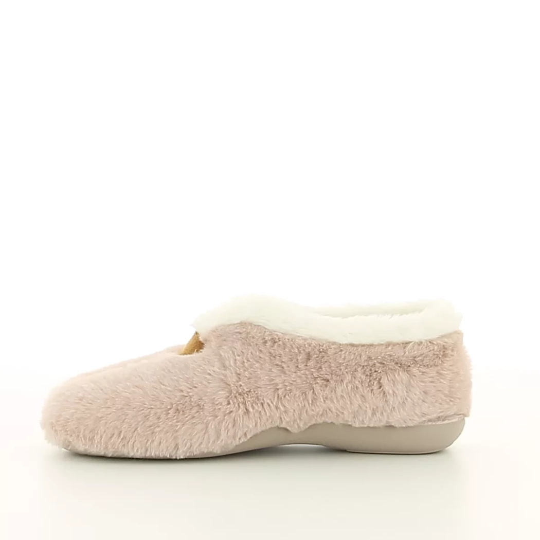 Image (4) de la chaussures Comfort Plus - Pantoufles et Chaussons Rose en Textile