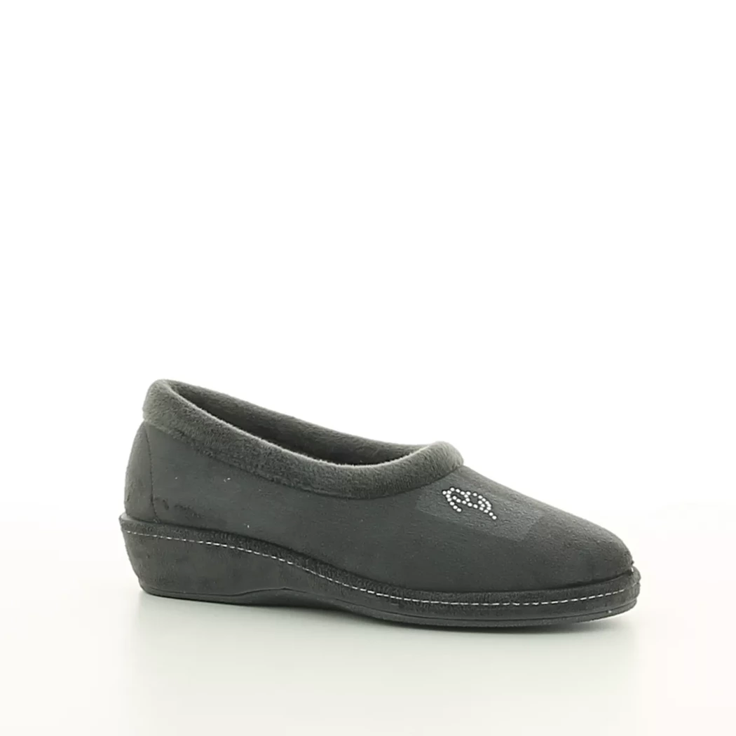 Image (1) de la chaussures Comfort Plus - Pantoufles et Chaussons Gris en Textile
