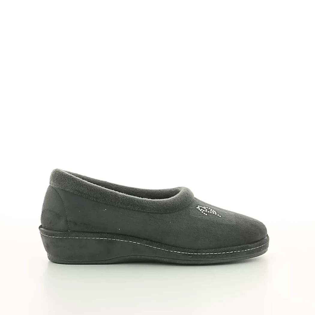 Image (2) de la chaussures Comfort Plus - Pantoufles et Chaussons Gris en Textile