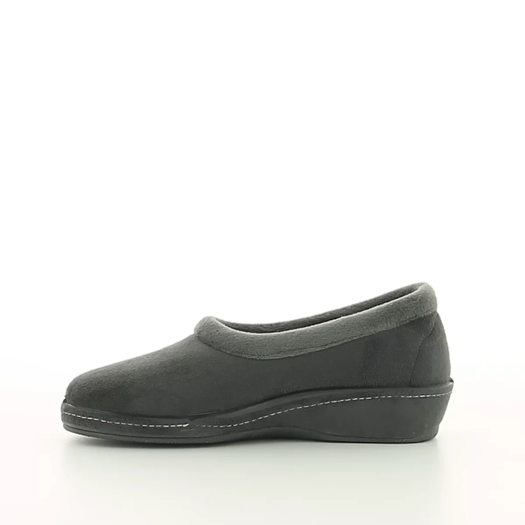 Image (4) de la chaussures Comfort Plus - Pantoufles et Chaussons Gris en Textile