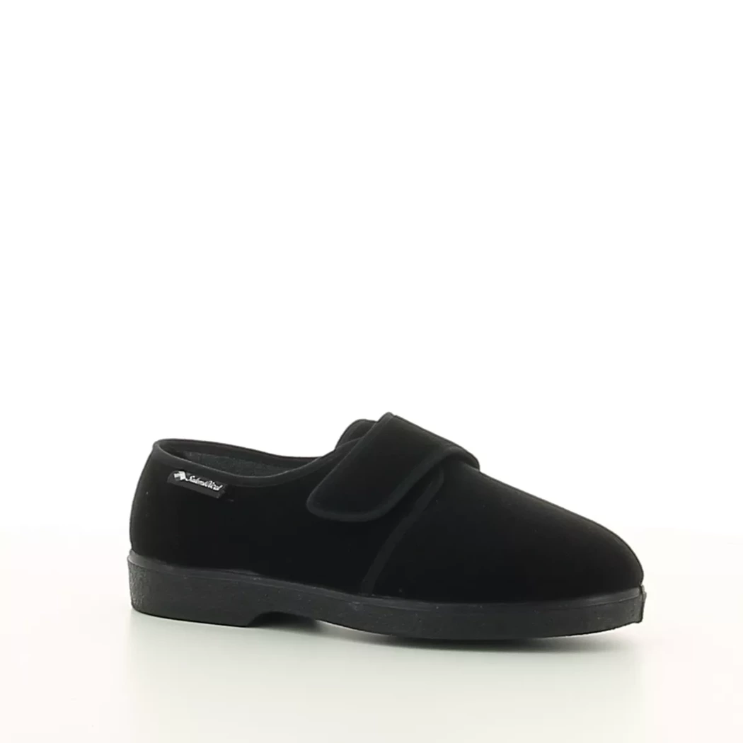 Image (1) de la chaussures Salemedical - Pantoufles et Chaussons Noir en Textile