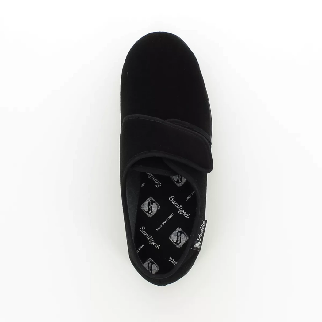 Image (6) de la chaussures Salemedical - Pantoufles et Chaussons Noir en Textile