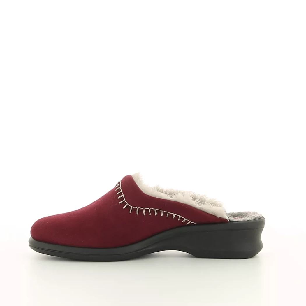 Image (4) de la chaussures Rohde - Pantoufles et Chaussons Bordeaux en Textile