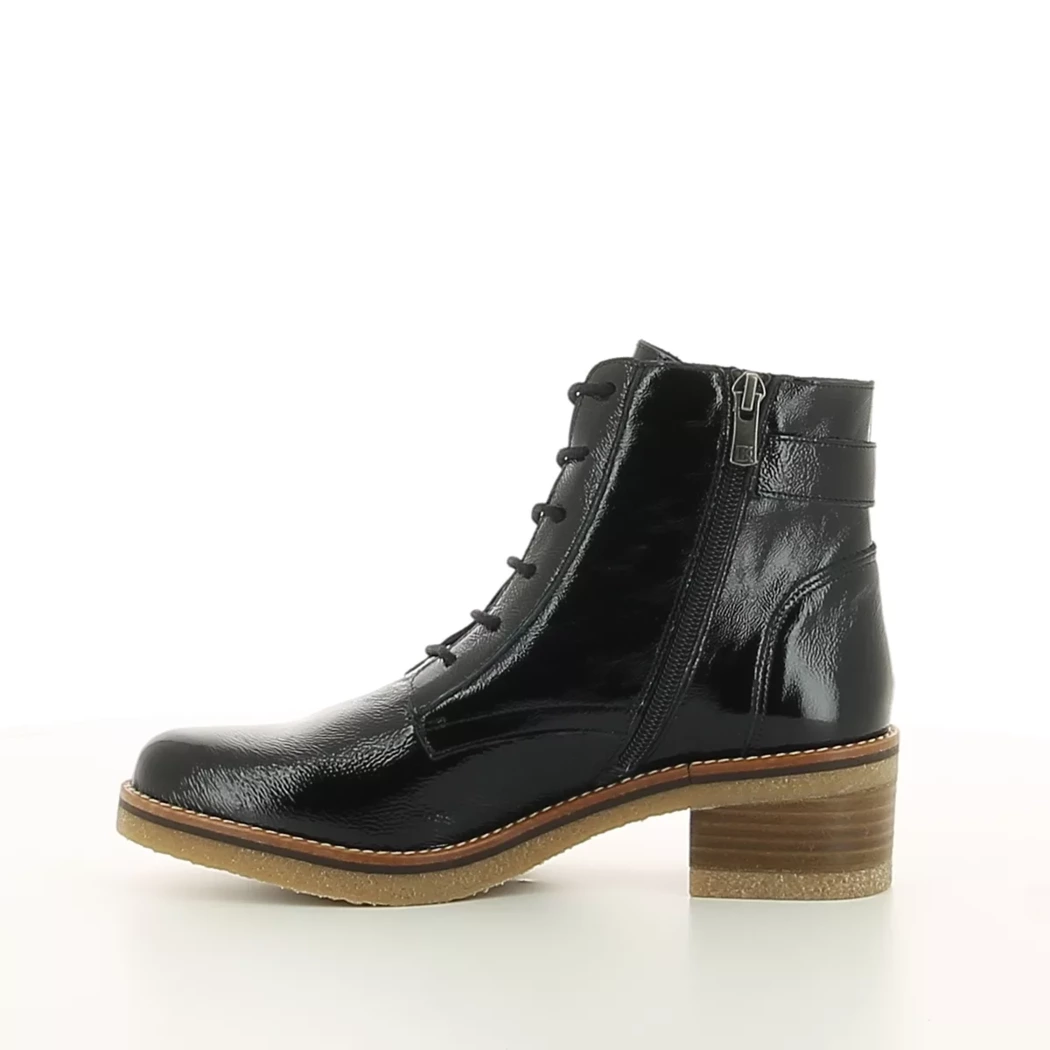 Image (4) de la chaussures Dorking - Bottines Noir en Cuir vernis