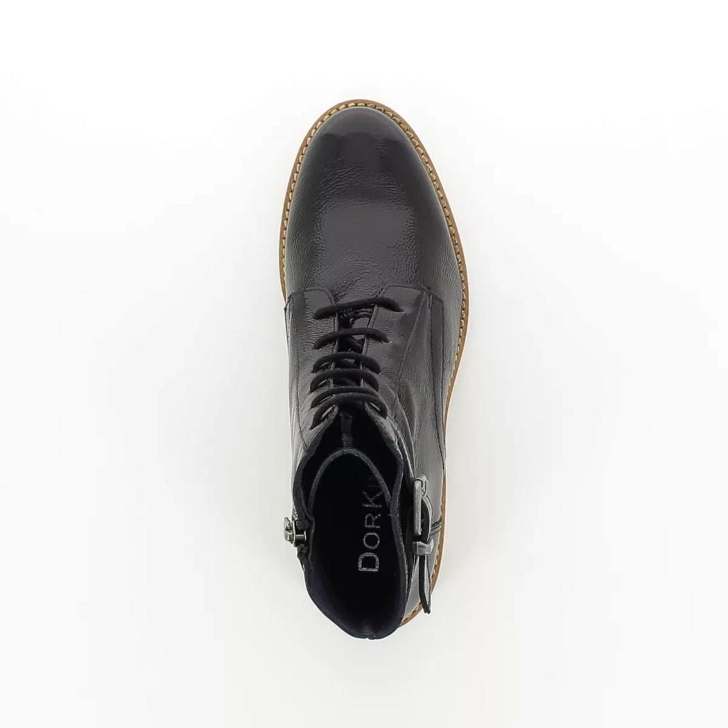Image (6) de la chaussures Dorking - Bottines Noir en Cuir vernis