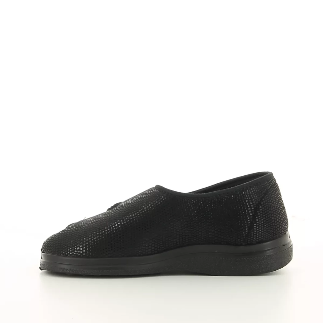 Image (4) de la chaussures Fischer - Pantoufles et Chaussons Noir en Cuir nubuck