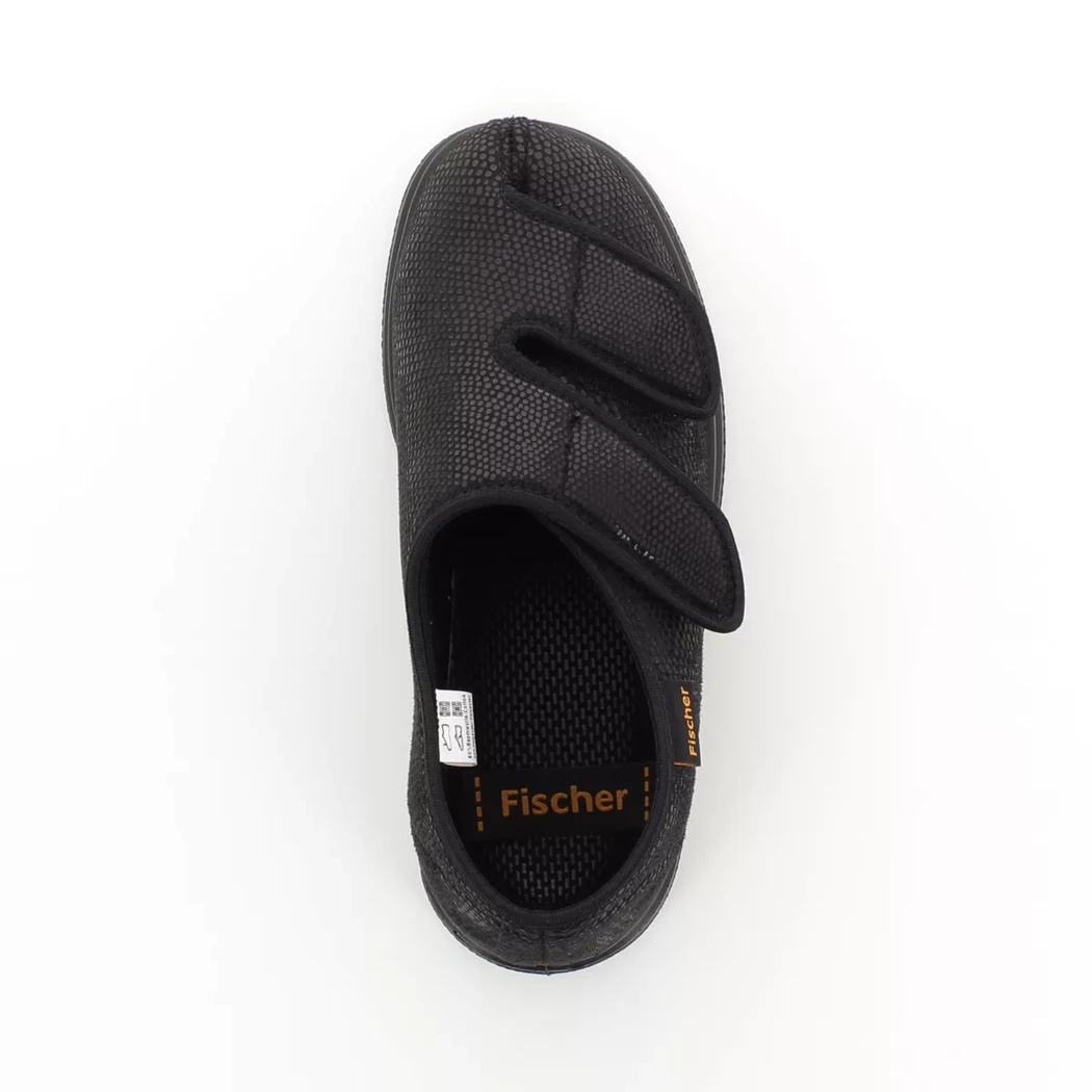 Image (6) de la chaussures Fischer - Pantoufles et Chaussons Noir en Cuir nubuck
