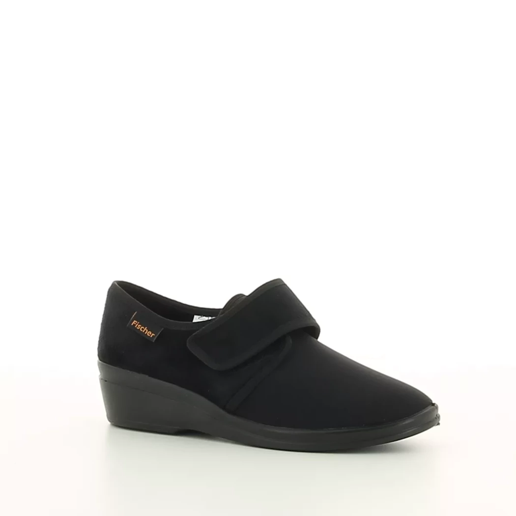 Image (1) de la chaussures Fischer - Pantoufles et Chaussons Noir en Cuir synthétique