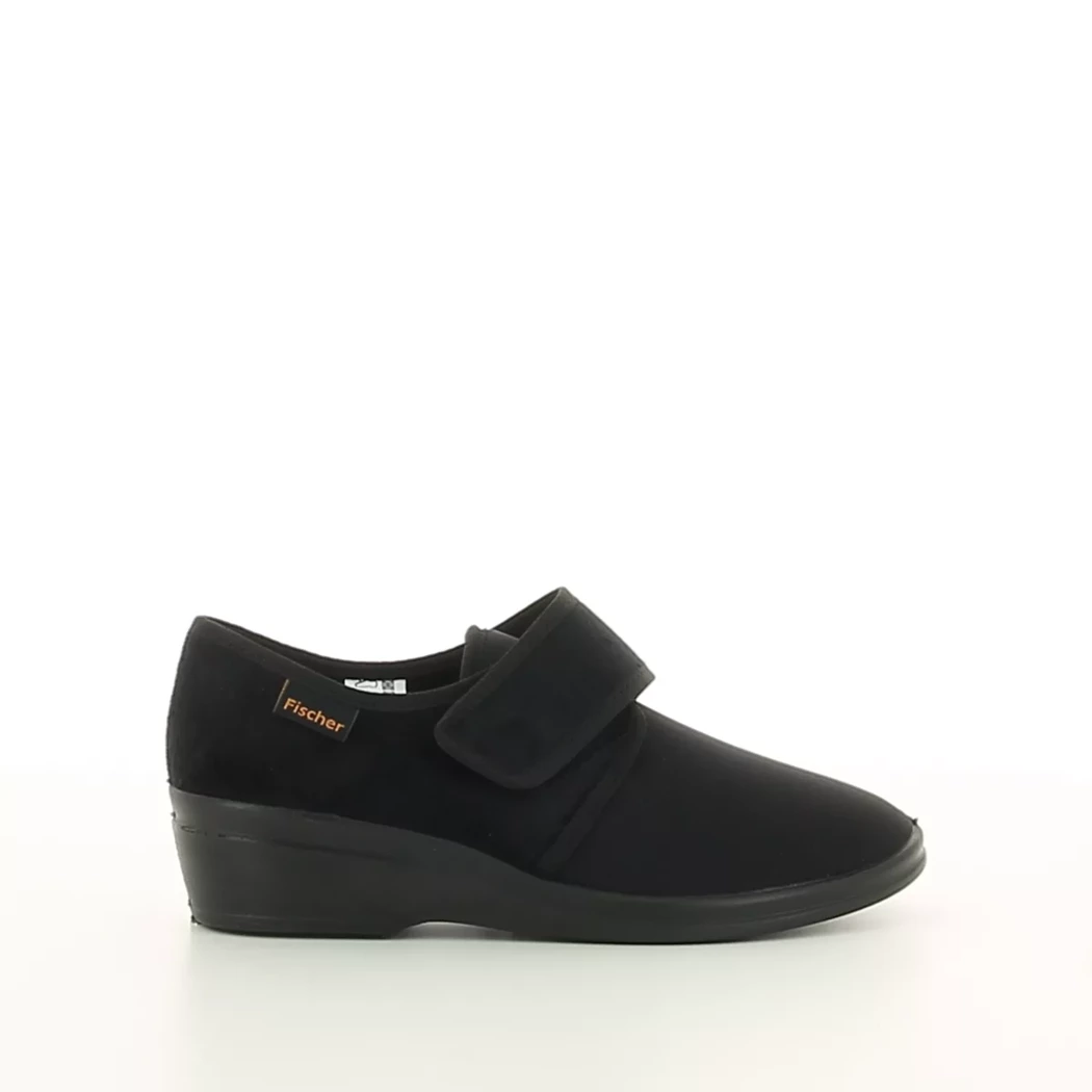 Image (2) de la chaussures Fischer - Pantoufles et Chaussons Noir en Cuir synthétique