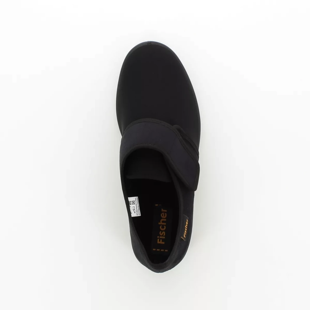 Image (6) de la chaussures Fischer - Pantoufles et Chaussons Noir en Cuir synthétique