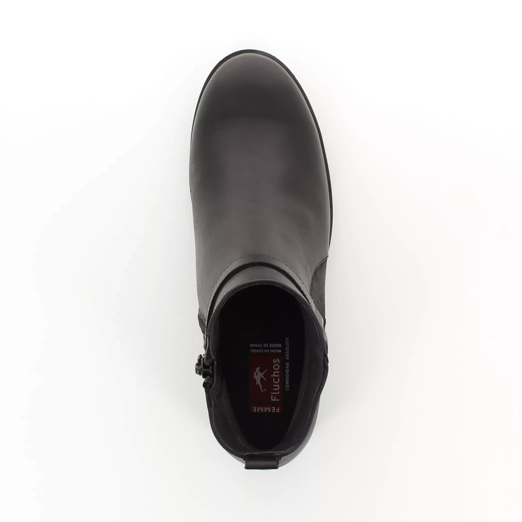 Image (6) de la chaussures Fluchos - Boots Noir en Cuir