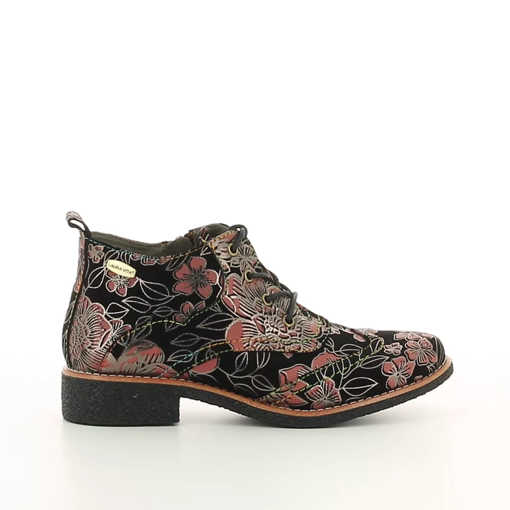 Image (2) de la chaussures Laura Vita - Chaussures à lacets Noir en Cuir nubuck