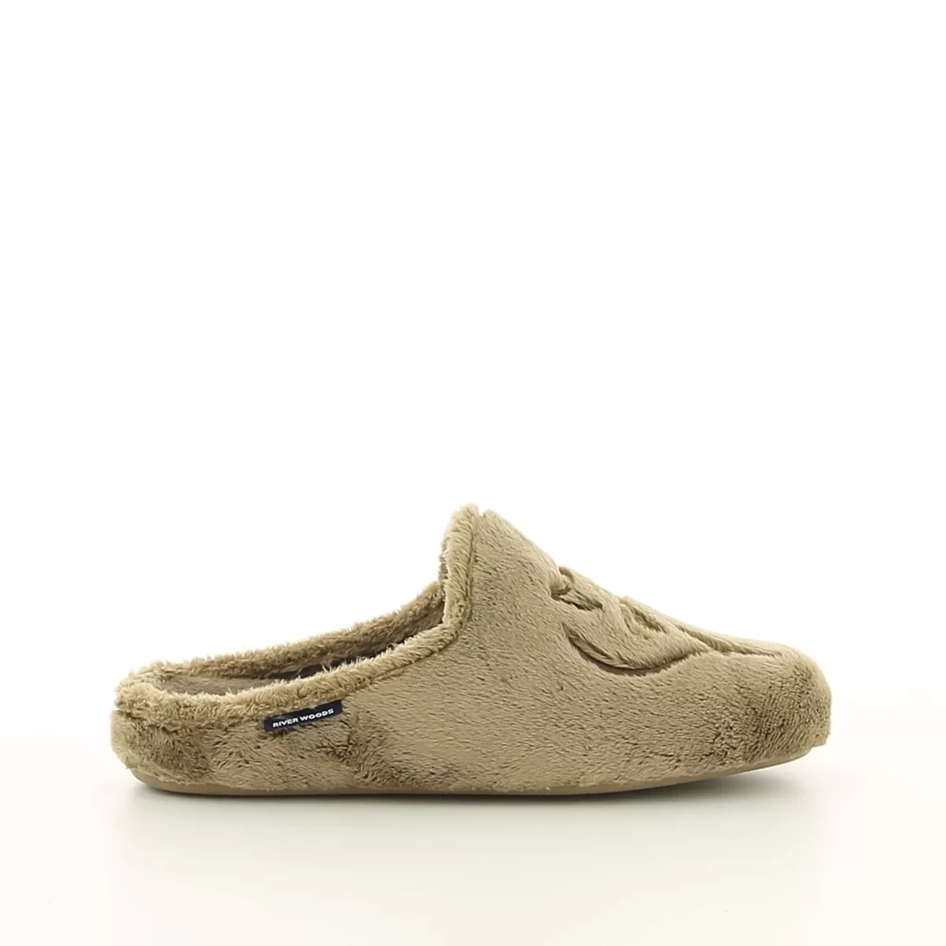 Image (2) de la chaussures Riverwoods - Pantoufles et Chaussons Taupe en Textile